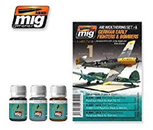 Ammo Mig A.MIG7414 German Early Fighters & Bombers Weathering Set
